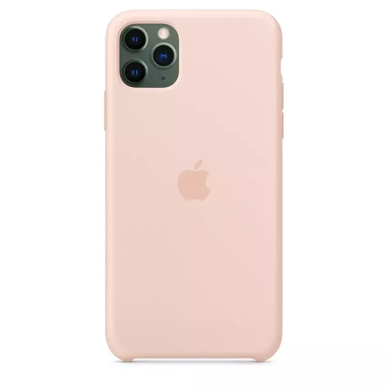 Capa Apple iPhone 11 Pro Max capa de silicone Pink Sand