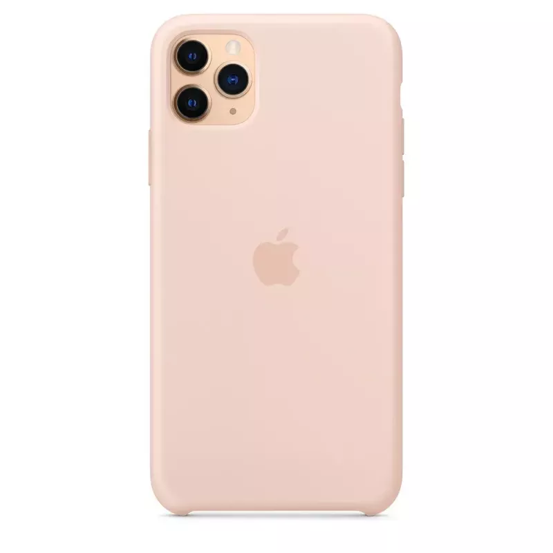 Capa Apple iPhone 11 Pro Max capa de silicone Pink Sand