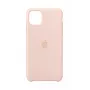 Capa Apple iPhone 11 Pro Max capa de silicone Pink Sand
