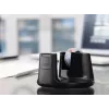 tesa Easy Cut Compact Dispensador de secretária 53827, preto, com película