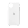 Capa de silicone para Apple iPhone 11 Pro Max — Silicone, Branco, compatível com 6,5 polegadas