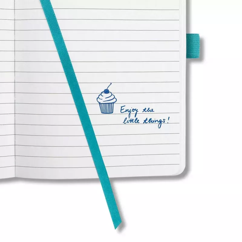 Caderno de notas Sigel JN103 A5 174 folhas verde-água