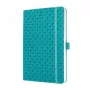 Caderno de notas Sigel JN103 A5 174 folhas verde-água