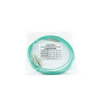 BlueOptics 575702K512000001M-BO Cabo de patch de fibra ótica duplex (compatível com Corning), SC-UPC/SC-UPC, multimodo OM3 50/125 µm, 1 m