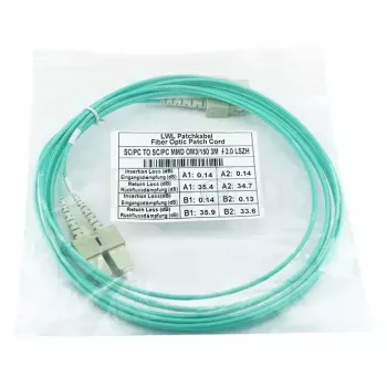 Cabo de fibra ótica InfiniBand BlueOptics SFP3232EU7.5MK 7,5 m SC verde