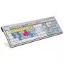 Teclado Logickeyboard LKB-CBASE-AJPU-DE Office USB QWERTZ alemão multicolor
