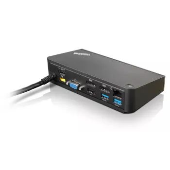 Docking station/replicador de portas para portátil Lenovo 40A40090DK com fios USB 3.2 Gen 1 (3.1 Gen 1) Type-A preto
