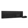 Lenovo 4X31K03931 Teclado Rato incluído RF Wireless + Bluetooth US Inglês preto
