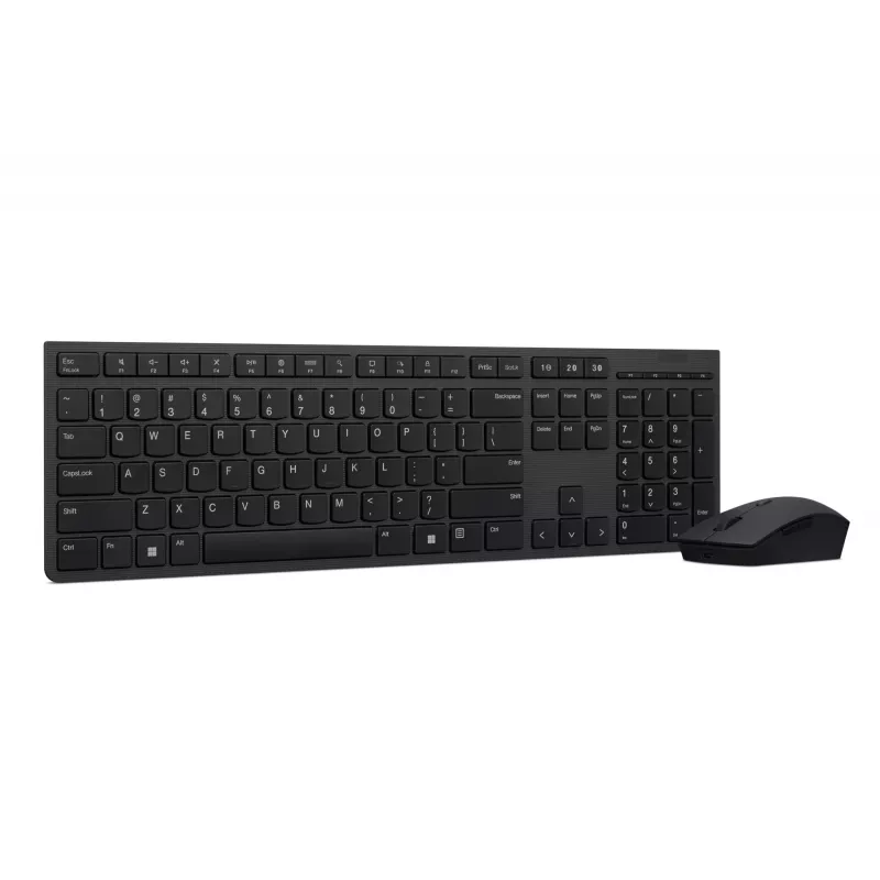 Lenovo 4X31K03931 Teclado Rato incluído RF Wireless + Bluetooth US Inglês preto
