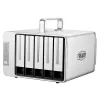 Conjunto de discos TerraMaster D5 Thunderbolt 3 0 TB desktop cinzento