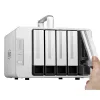 Conjunto de discos TerraMaster D5 Thunderbolt 3 0 TB desktop cinzento