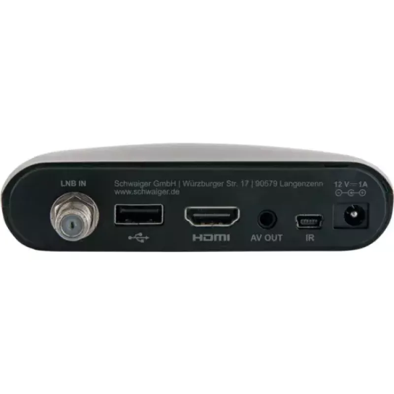Set-top box Schwaiger DSR400HD Satellite Full HD preto