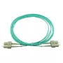 Cabo de fibra ótica BlueOptics SFP3232EU0.5MK InfiniBand 0,5 m 2x SC aqua