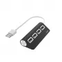 Hama Hub USB, 4 portas, USB 2.0, 480 Mbit/s, preto