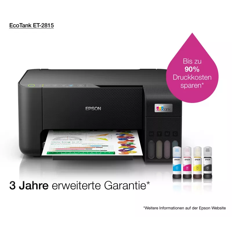 Impressora multifunções Epson EcoTank ET-2815 jato de tinta impressão a cores