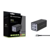 Conceptronic carregador GaN USB PD de 6 portas 200W com cabo de carregamento USB-C, USB-C x 4, USB-A x 2, QC 3.0, PD 3.1, PPS