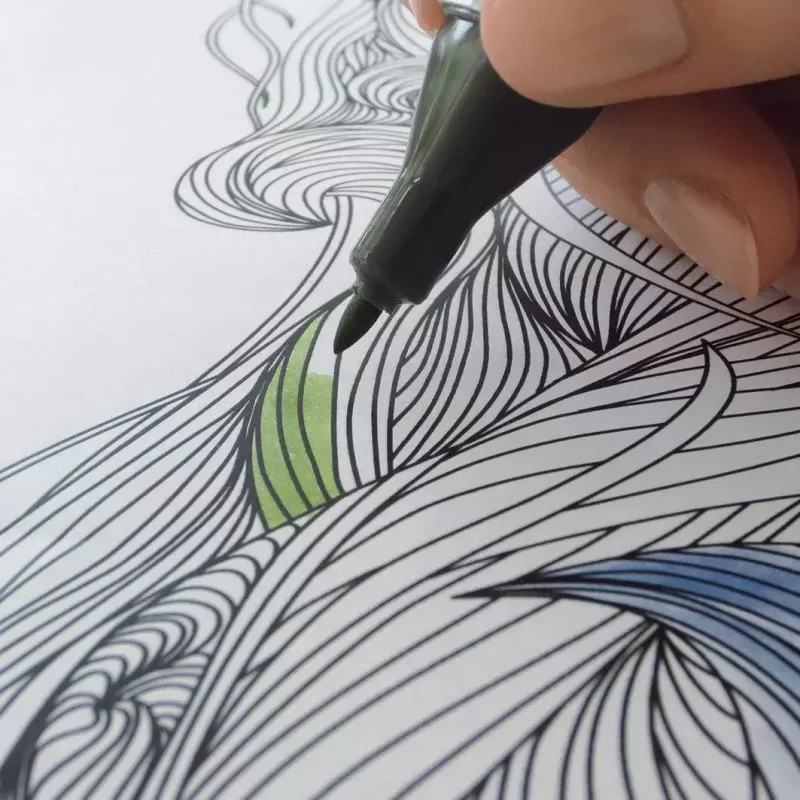 Tapete de secretária Sigel HO580, superfície de papel, preto/branco, 595×410 mm, 3 mm