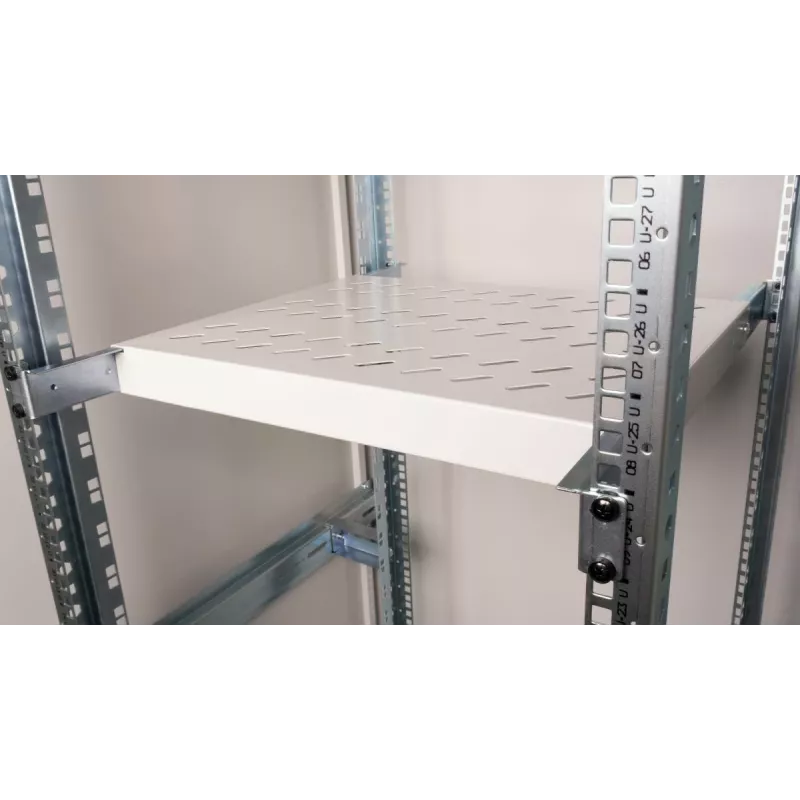 Prateleira para rack Equip Variables 19 polegadas 1HE 350 mm cinzento