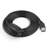 Techly Cabo de extensão ativa SuperSpeed USB3.0 5m Preto ICUR3050