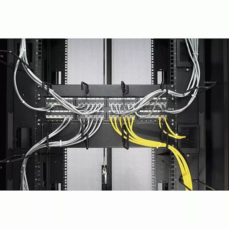 Gestão de cabos APC NetShelter, gestão vertical de cabos, anéis, para caixas NetShelter de 750mm e 800mm de largura, conjunto de 8, 76 x 19 x 203 mm