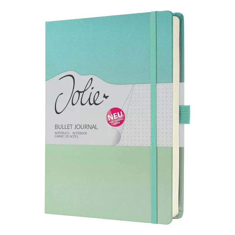 Bloco de notas Sigel Jolie JB102 A5+ 100 folhas verde menta turquesa