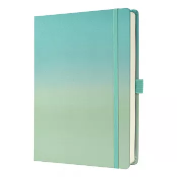 Bloco de notas Sigel Jolie JB102 A5+ 100 folhas verde menta turquesa