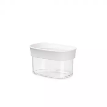 Recipiente retangular EMSA Optima 0,18 L transparente, branco 1 unid.