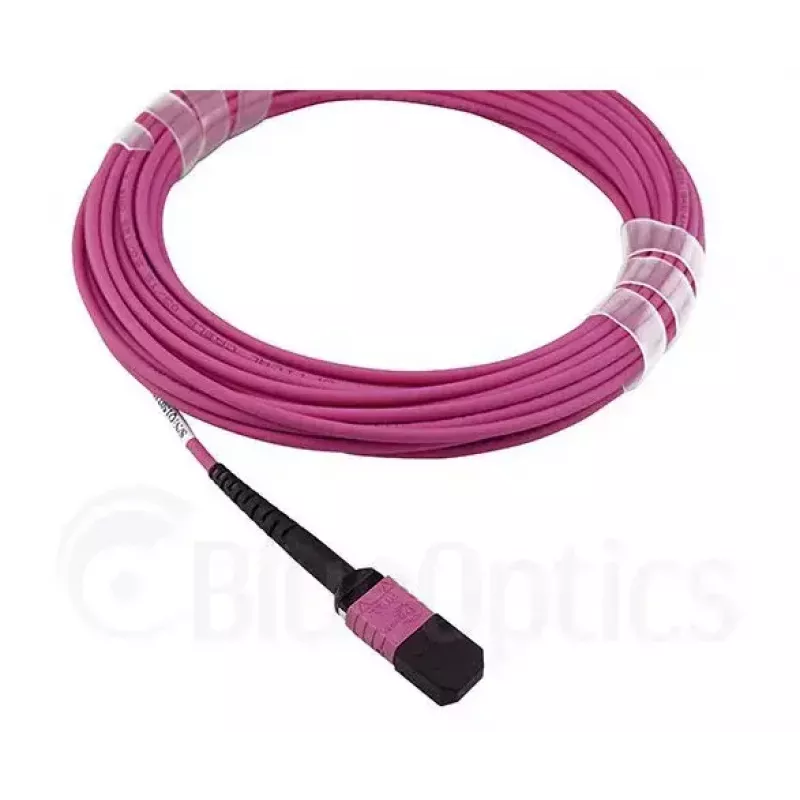 BlueOptics CBL-MPO12-4LC-OM4-5M-BO Cabo de fibra ótica InfiniBand 4x LC MPO 5m