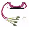 BlueOptics CBL-MPO12-4LC-OM4-5M-BO Cabo de fibra ótica InfiniBand 4x LC MPO 5m