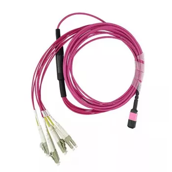 BlueOptics CBL-MPO12-4LC-OM4-5M-BO Cabo de fibra ótica InfiniBand 4x LC MPO 5m