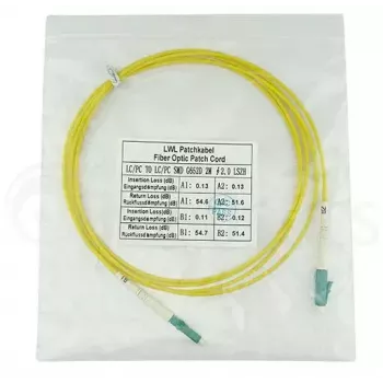 Cabo de Fibra Ótica InfiniBand BlueOptics SFP2121BU1MM 1m LC Amarelo