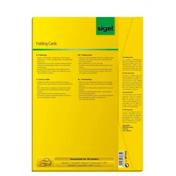 Cartão de felicitações Sigel DP910