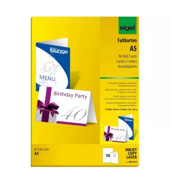 Cartão de felicitações Sigel DP910
