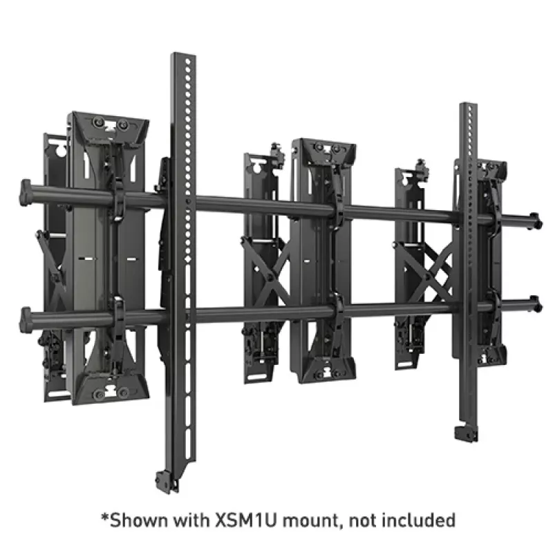 Suporte de parede Chief Fusion preto modelo FCAXV1U