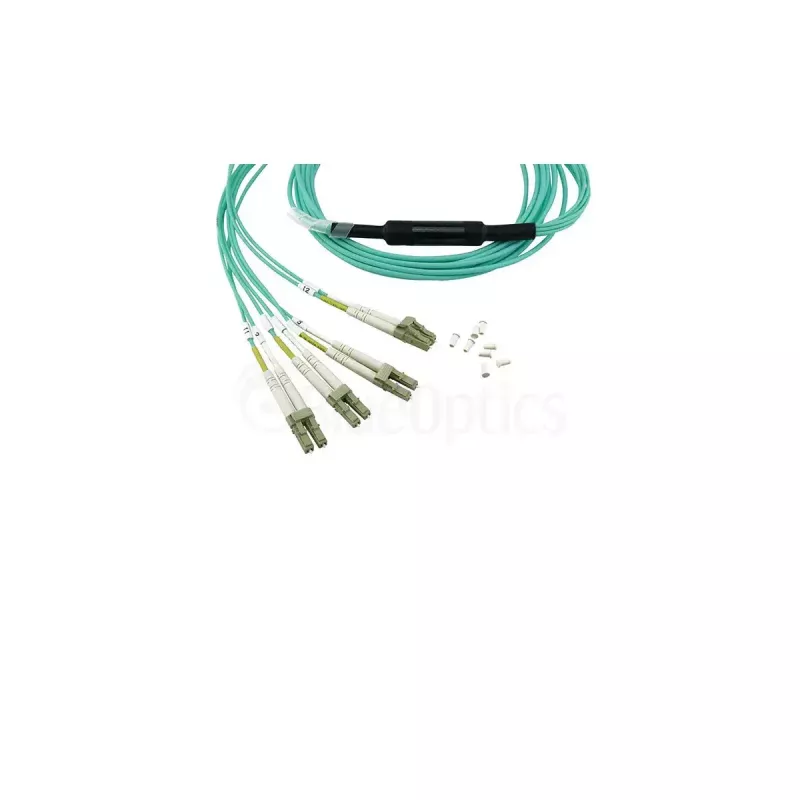 Cabo de fibra ótica BlueOptics CBL-MPO12-4LC-OM3-1M-BO MPO 4x LC/LC 1m