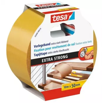 Tesa fita adesiva 5686 — fita de fixação de polipropileno (PP), 10 m × 50 mm × 0,24 mm, branco