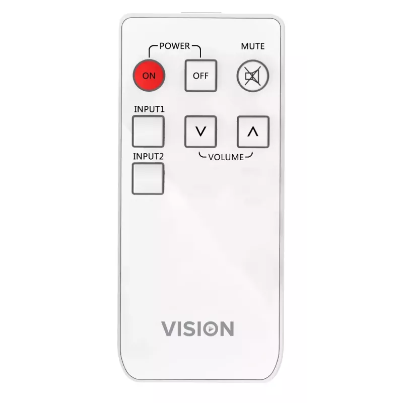 Amplificador de áudio Vision TC3-AMP 2.0 canais uso doméstico branco