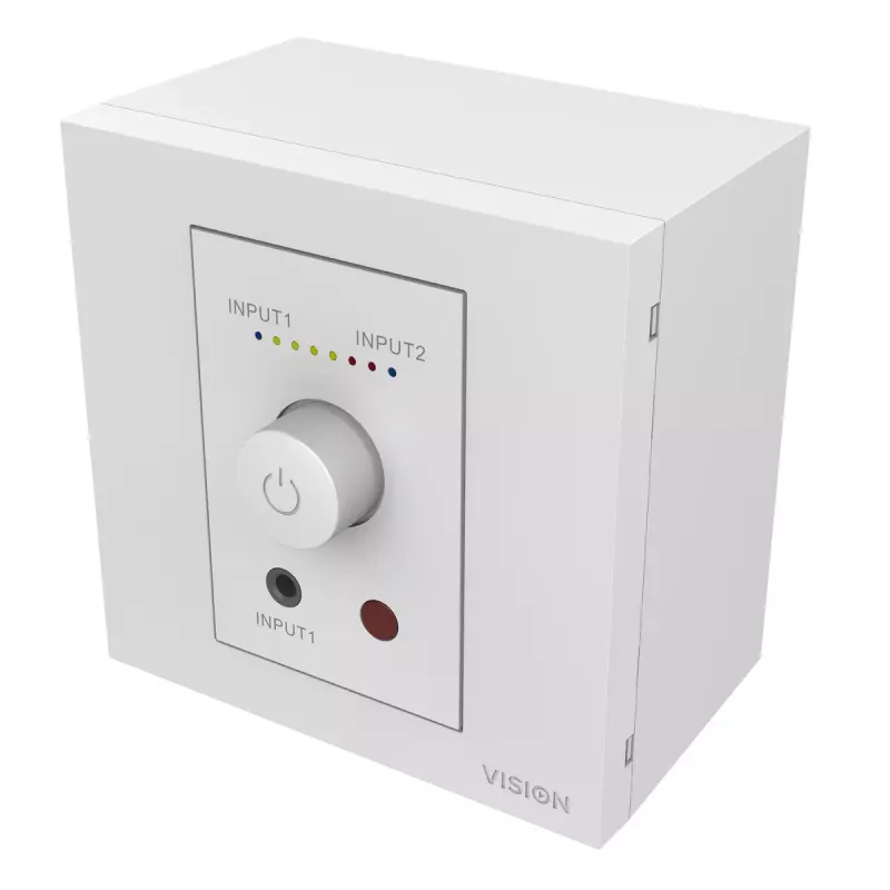 Amplificador de áudio Vision TC3-AMP 2.0 canais uso doméstico branco