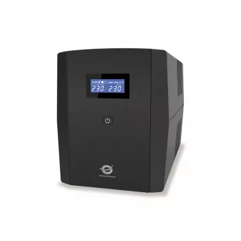 Conceptronic ZEUS04G 2200VA 1320W UPS, tomada UK x 4, HID USB, entrada/saída RJ45, AVR