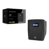 Conceptronic ZEUS04G 2200VA 1320W UPS, tomada UK x 4, HID USB, entrada/saída RJ45, AVR