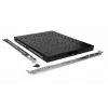 Equip prateleira deslizante 19', 1U, 800MM, preto