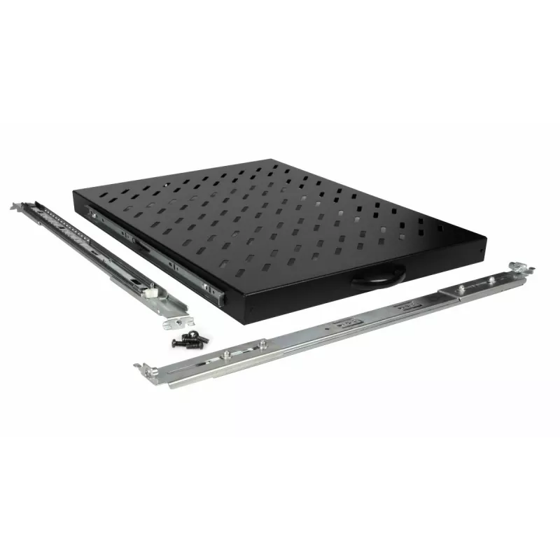 Equip prateleira deslizante 19', 1U, 800MM, preto