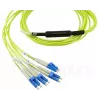 Cabo de patch MPO-4xLC monomodo BlueOptics CBL-MPO12-4LC-SMF-2M 2m G.657.A1