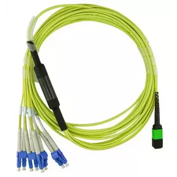 Cabo de patch MPO-4xLC monomodo BlueOptics CBL-MPO12-4LC-SMF-2M 2m G.657.A1