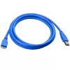 Cabo Techly USB 3.0 Superspeed A / Micro B 2m Azul ICOC MUSB3-A-020