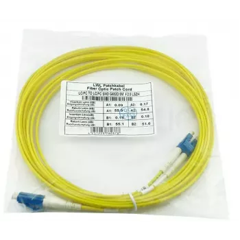 Cabo de fibra ótica BlueOptics SFP3131BU0.5MK 0,5 m LC OS2 9 µm