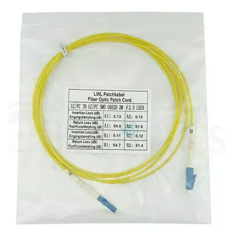 Cabo de fibra ótica BlueOptics SFP2121BU0.5MK 0,5 m LC OS2 9 µm