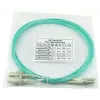 BlueOptics Cabo de patch de fibra ótica LC-SC multimodo OM3 duplex, LC-UPC/SC-UPC, 1 m, bege (compatível com Corning 055702K512000001M)