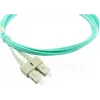 BlueOptics Cabo de patch de fibra ótica LC-SC multimodo OM3 duplex, LC-UPC/SC-UPC, 1 m, bege (compatível com Corning 055702K512000001M)