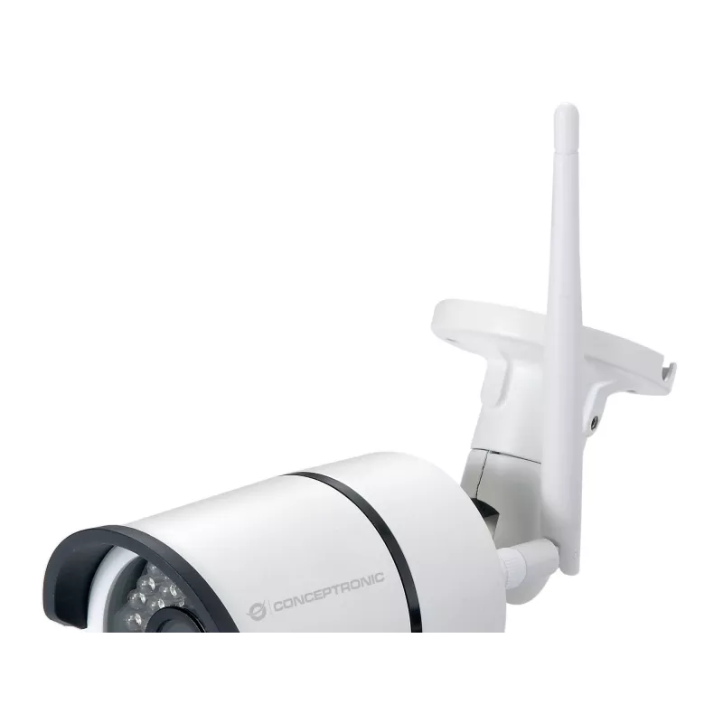 Conceptronic JARETH HD Câmara IP Wireless Cloud, Exterior, Câmara de vigilância IP, Exterior, Com fios e sem fios, Externo, Teto/Parede, Branco